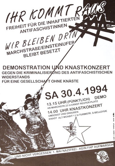 1994 Walpurgisnacht Demo + Knastkonzert